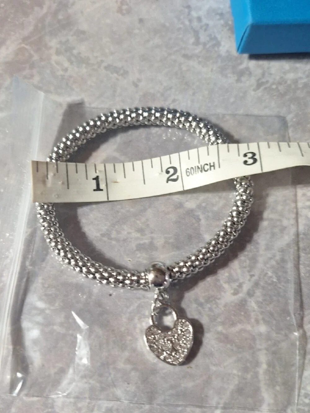JTV Rose Gold & Silver Pave Heart Mesh Bracelets - Pair